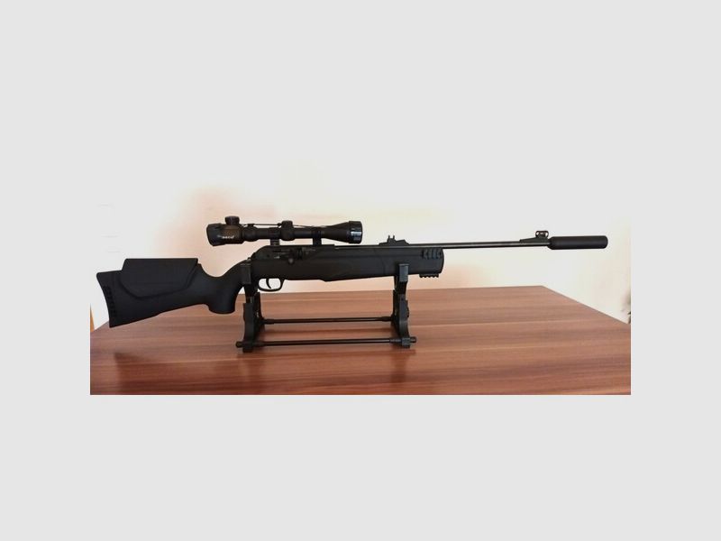 UMAREX 850 M2 TARGET KIT CO2 GEWEHR 4,5MM DIABOLO MIT ZIELFERNROHR UND SCHALLDÄMPFER