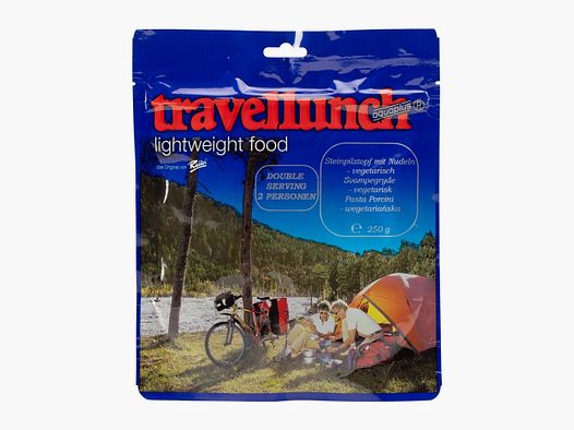 Travellunch Steinpilztopf mit Nudeln vegetarisch 2er Packung