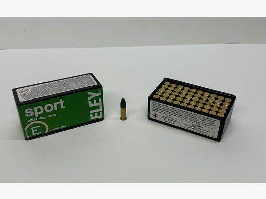 Eley .22 LR 2,60g Round Nose Sport (Target) Amunicja