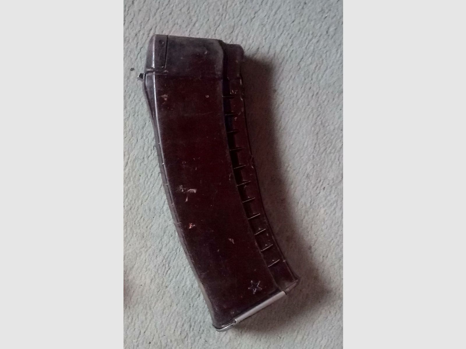 Original Russisches AK74 Tula Plum Deko Magazin (unbrauchbar/deaktiviert) // CCCP / Yunker