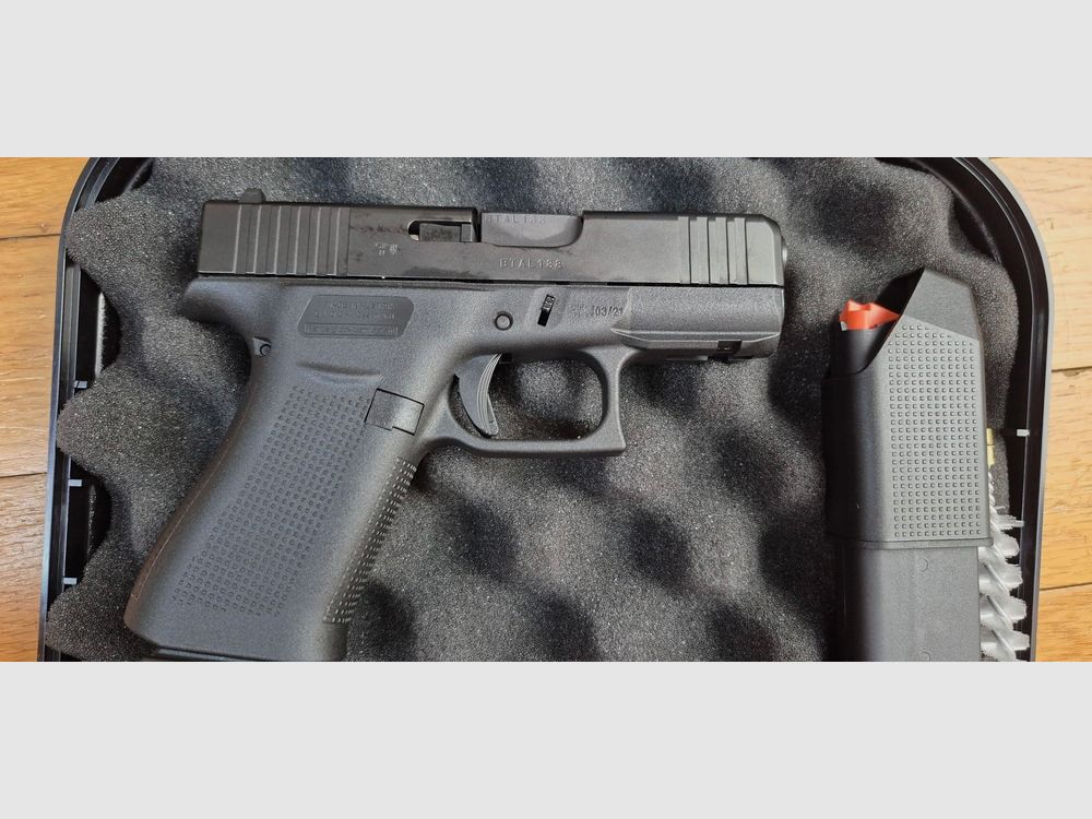 SUPER SALE! Glock 43 RX RAIL FS – GEN 5 – SLIMLINE – 9X19 – 2 Magazine 10 Schuss – Die kleinste! – NEUE WAFFE!, Bild 3 von 4