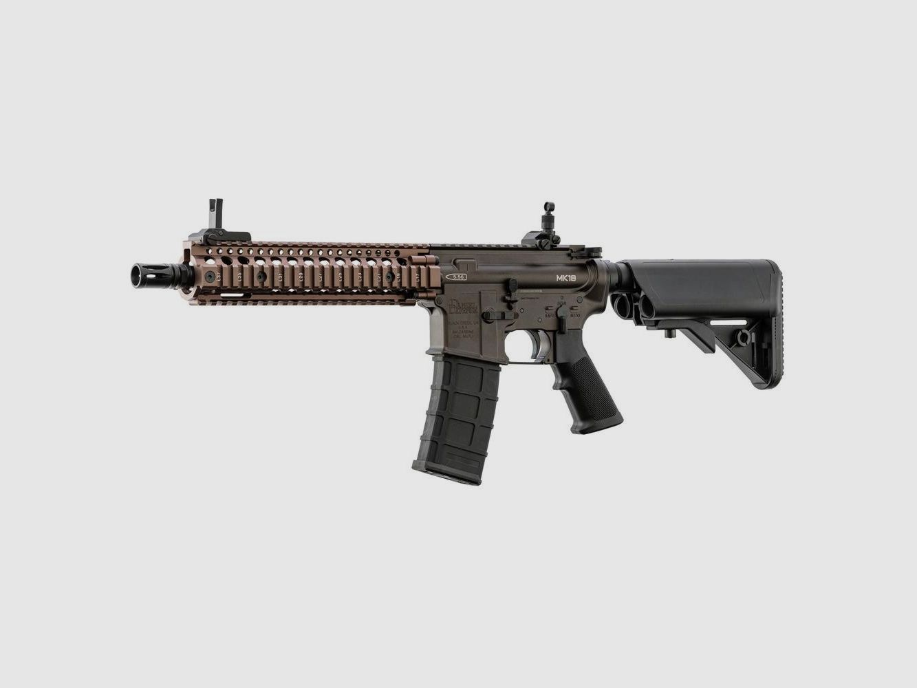 GBBR-Replikat Golden Eagle MK18 FDE - Realistischer Blowback - Hohe Präzision - Für Taktisches Airsoft, Bild 1 von 5