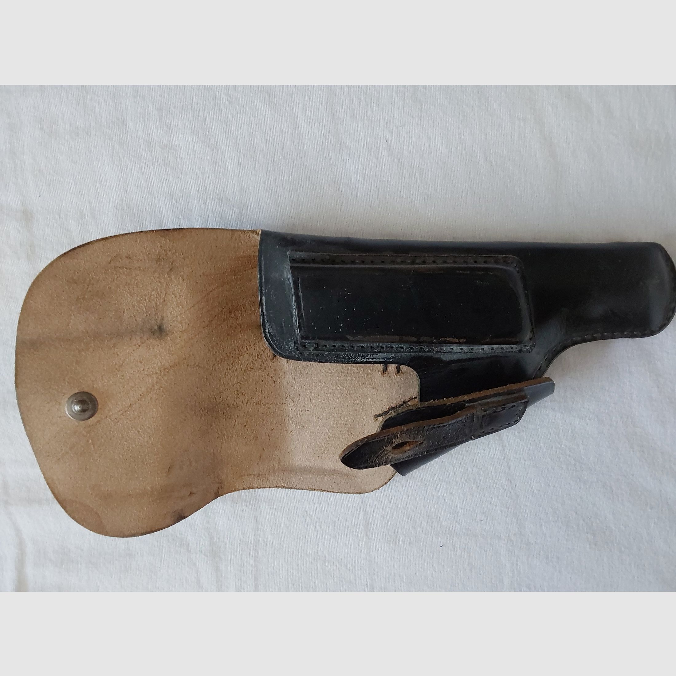 Pistolenholster Futteral Behörden Polizei 60-70er Jahre Leder