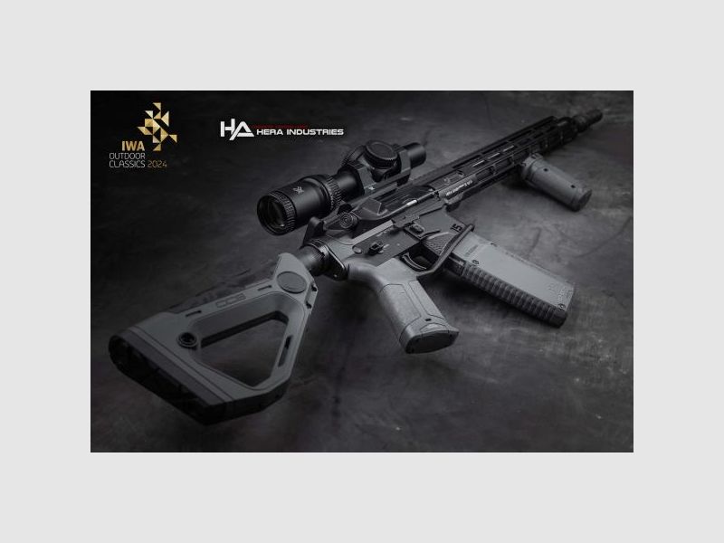 HERA-Arms Selbstladebüchse Mod. AR15 -16,75' IWA 2024 .223Rem   VORTEX Set