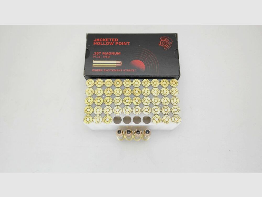 Geco 1000x .357 Magnum 158gr. 10,2gramm Hohlspitz im 50er Pack