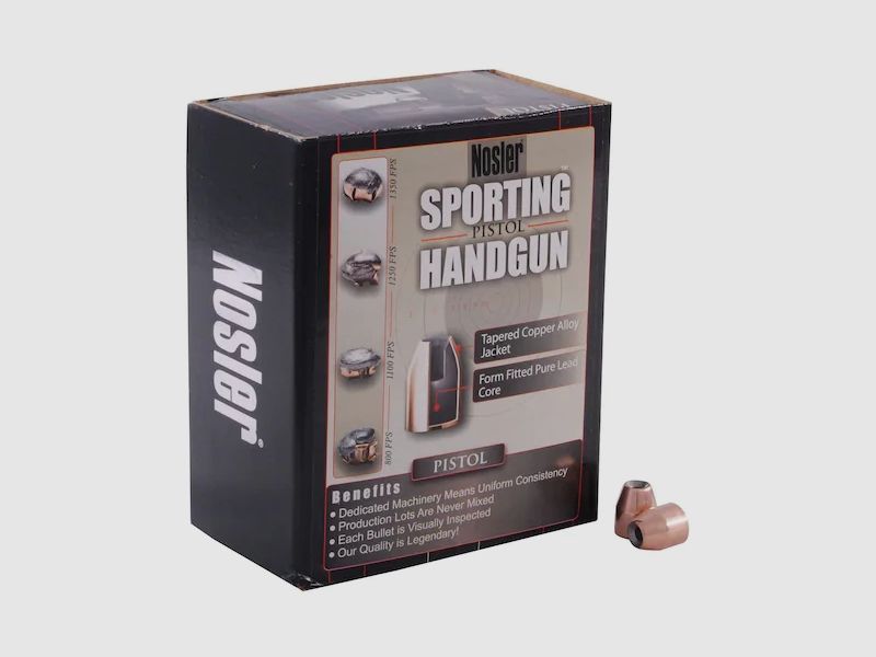Nosler Geschoss Sporting Handgun 10mm/.400 135GR JHP 250 Stück