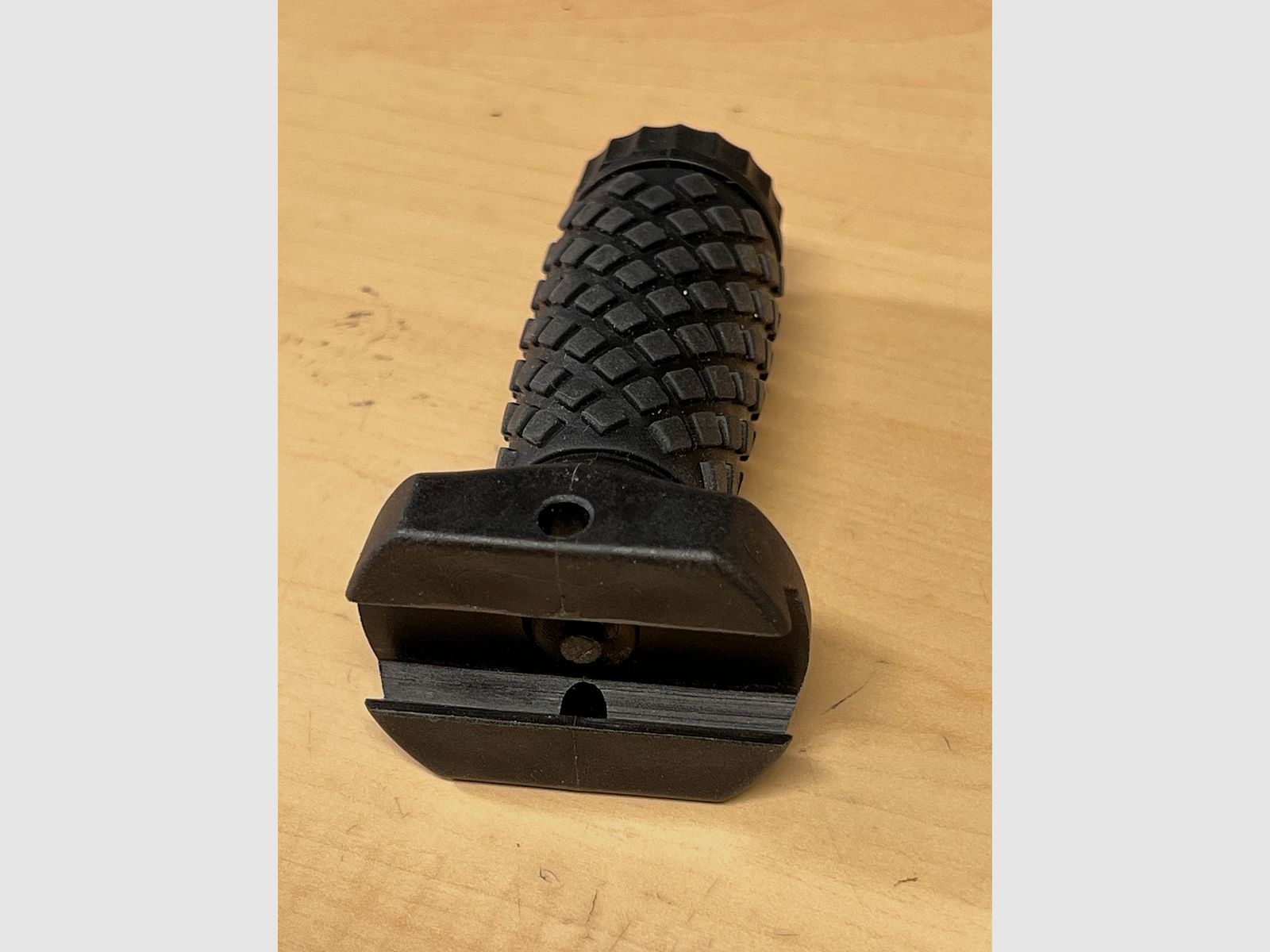 Gummiseerde voorgrip voor Airsoft, verticaal in zwart, korte versie