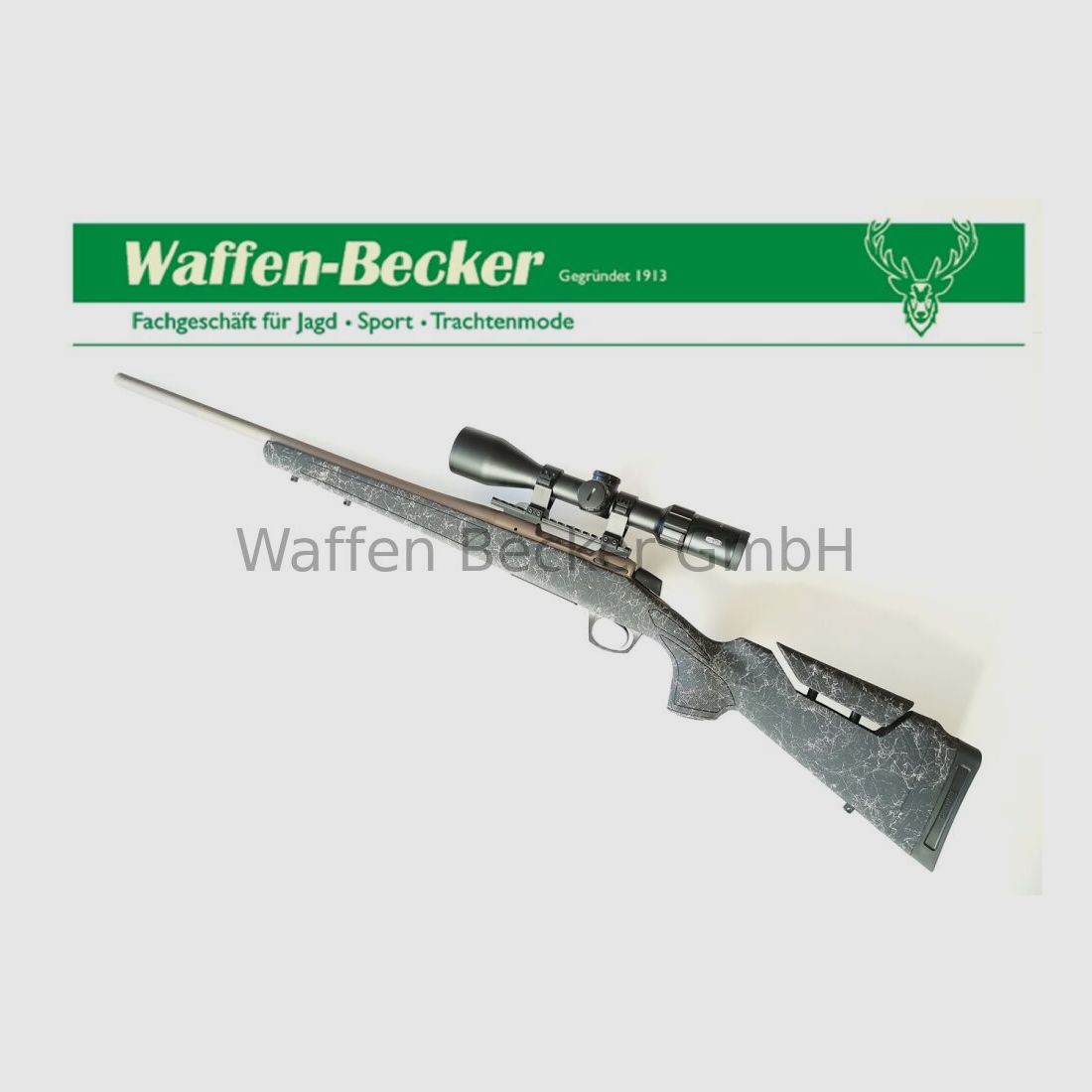 Bergara / CVA Bergara / CVA Cascade LRX Synthetic Kal. .308Win. Sniper Grey Camo LL:51 8-24UNEF Gewinde + Zielfernrohr Meopta MeoSport R 3-15x50
