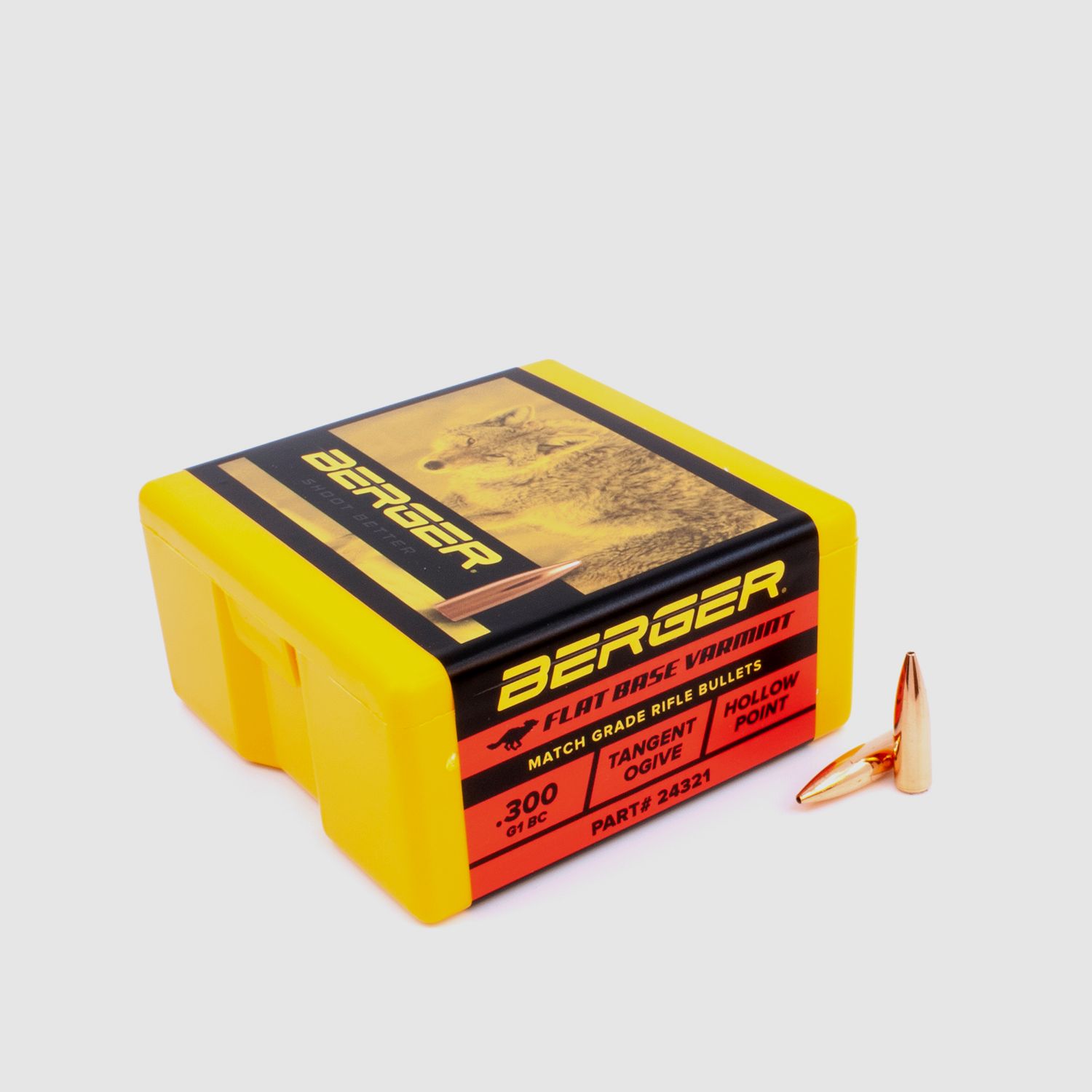 Proiettile Berger 6mm/.243 FB Varmint 80GR 100 pezzi