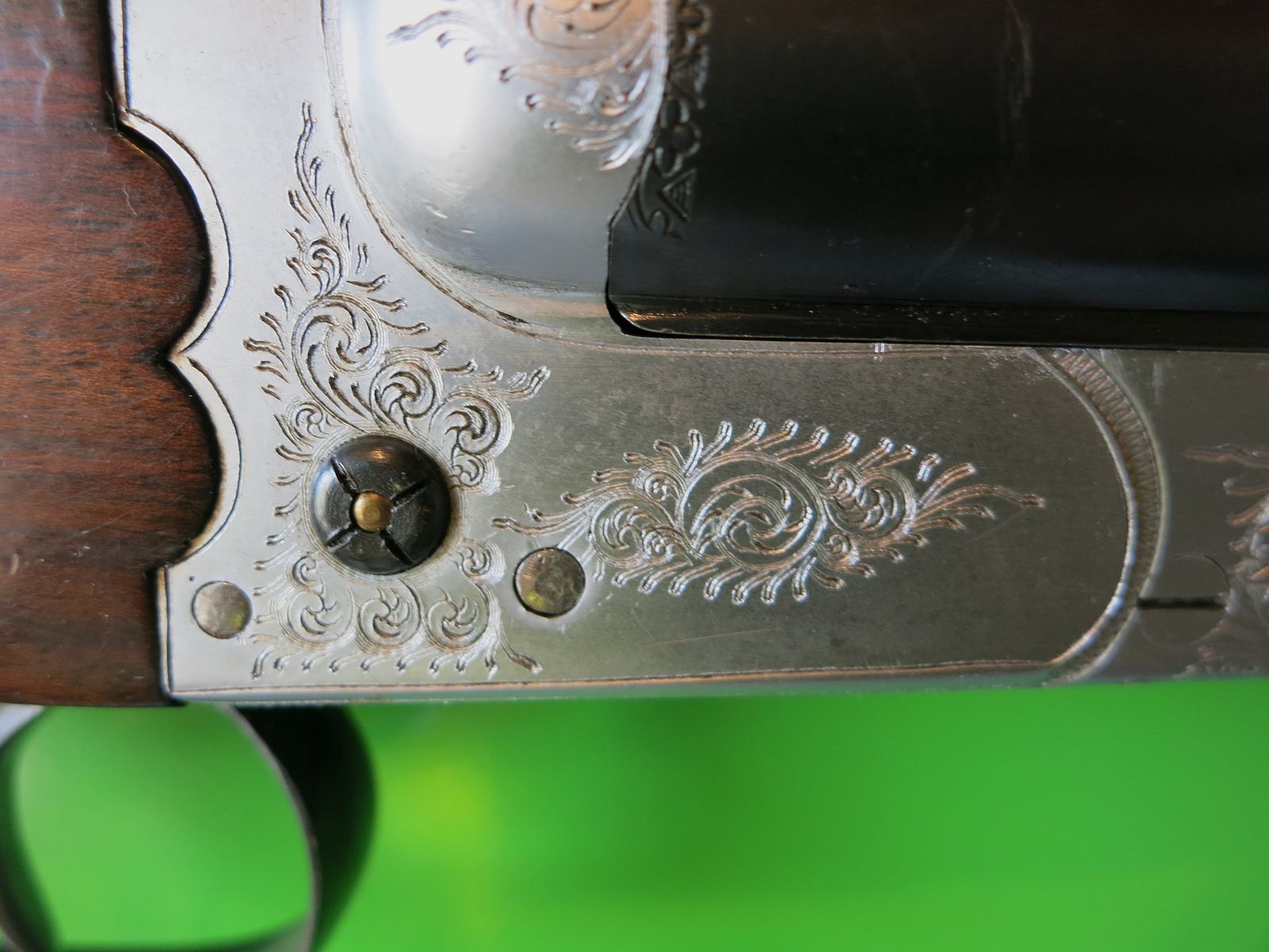 AyA, Aguirre and Aranzabal, Model 107 "Milan" double shotgun/cross shotgun caliber 16/70, engraving #20-