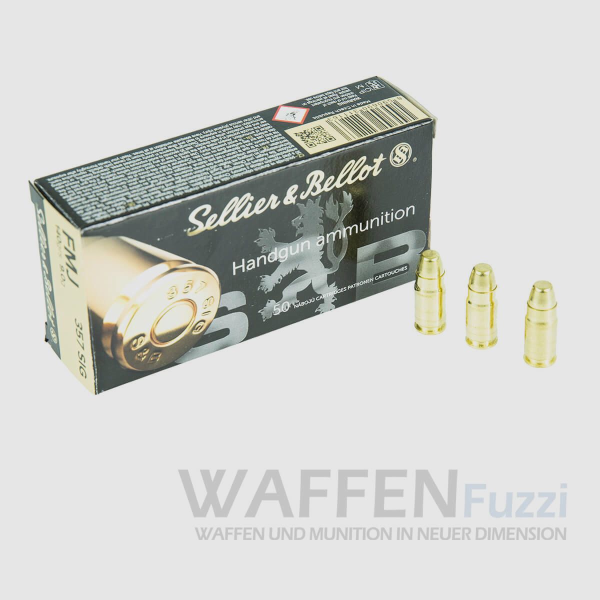 S&B .357 Sig FMJ 140grs 50 Schuss