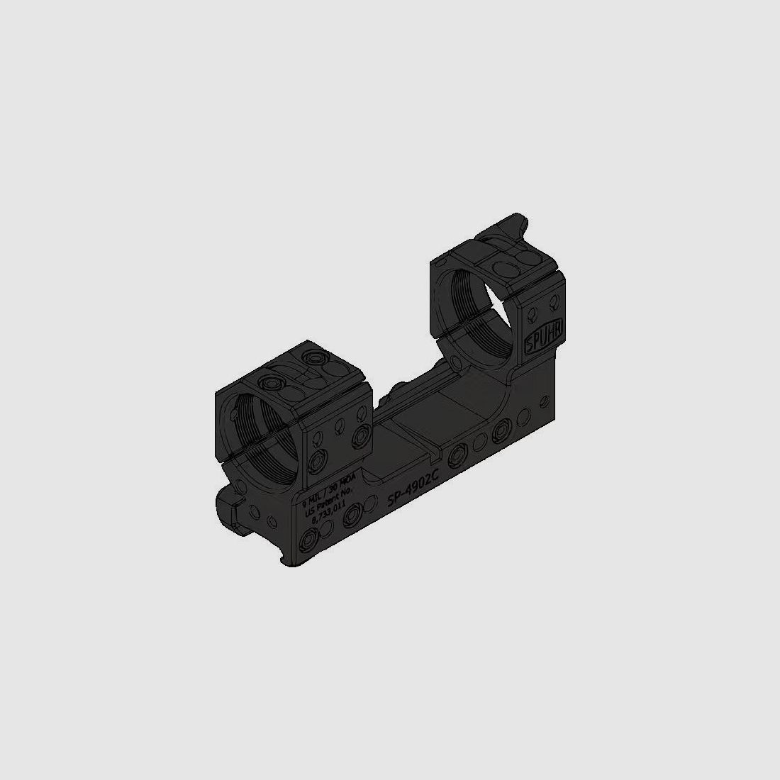 Spuhr Ø34 H38mm 30MOA Montage en Bloc Gen3 FDE