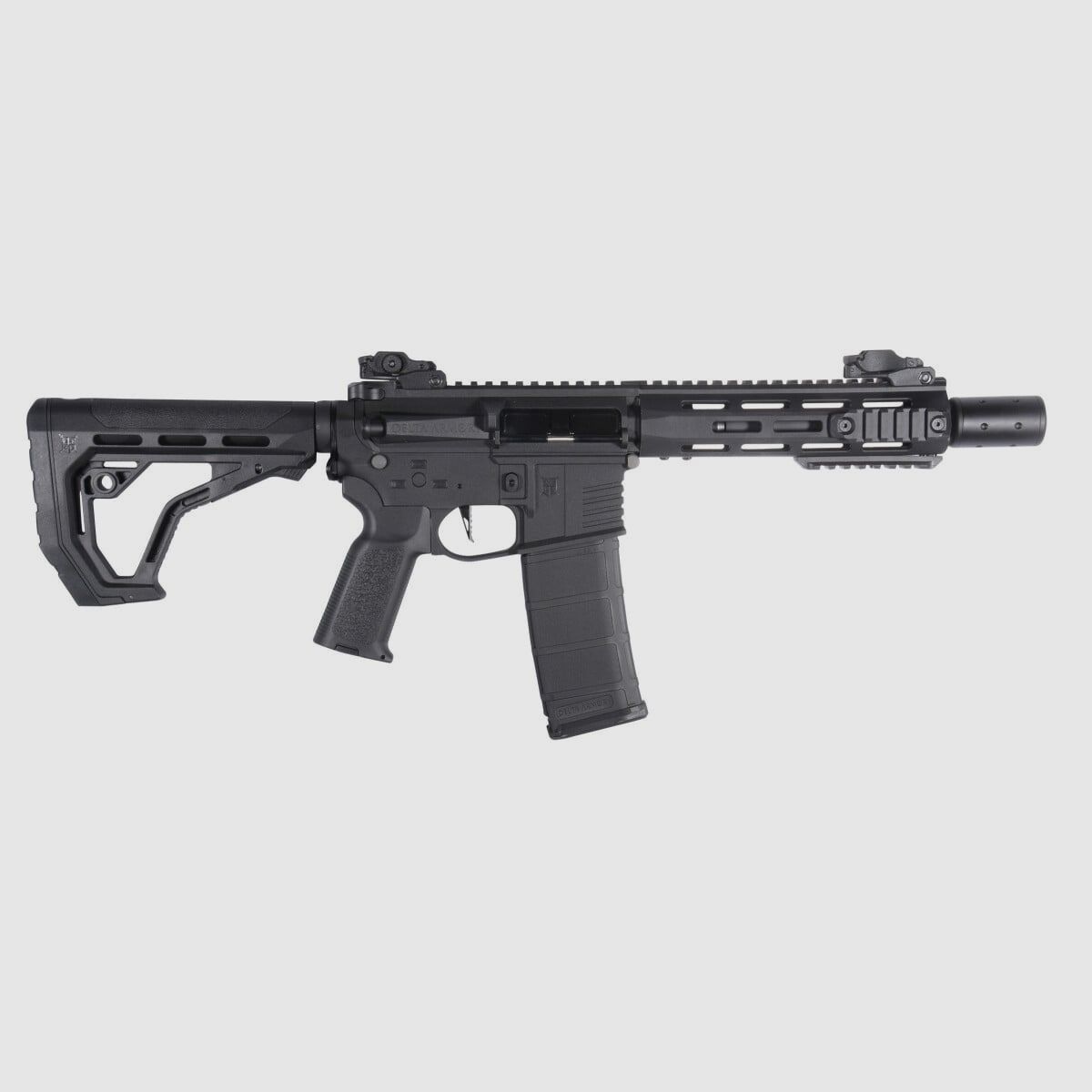 M4 AR15 M-LOK SilentOps 8 Zoll CHARLIE EAGLE ETU Schwarz S-AEG Airsoft Gewehr Frei ab 18 Jahren | Delta Armory