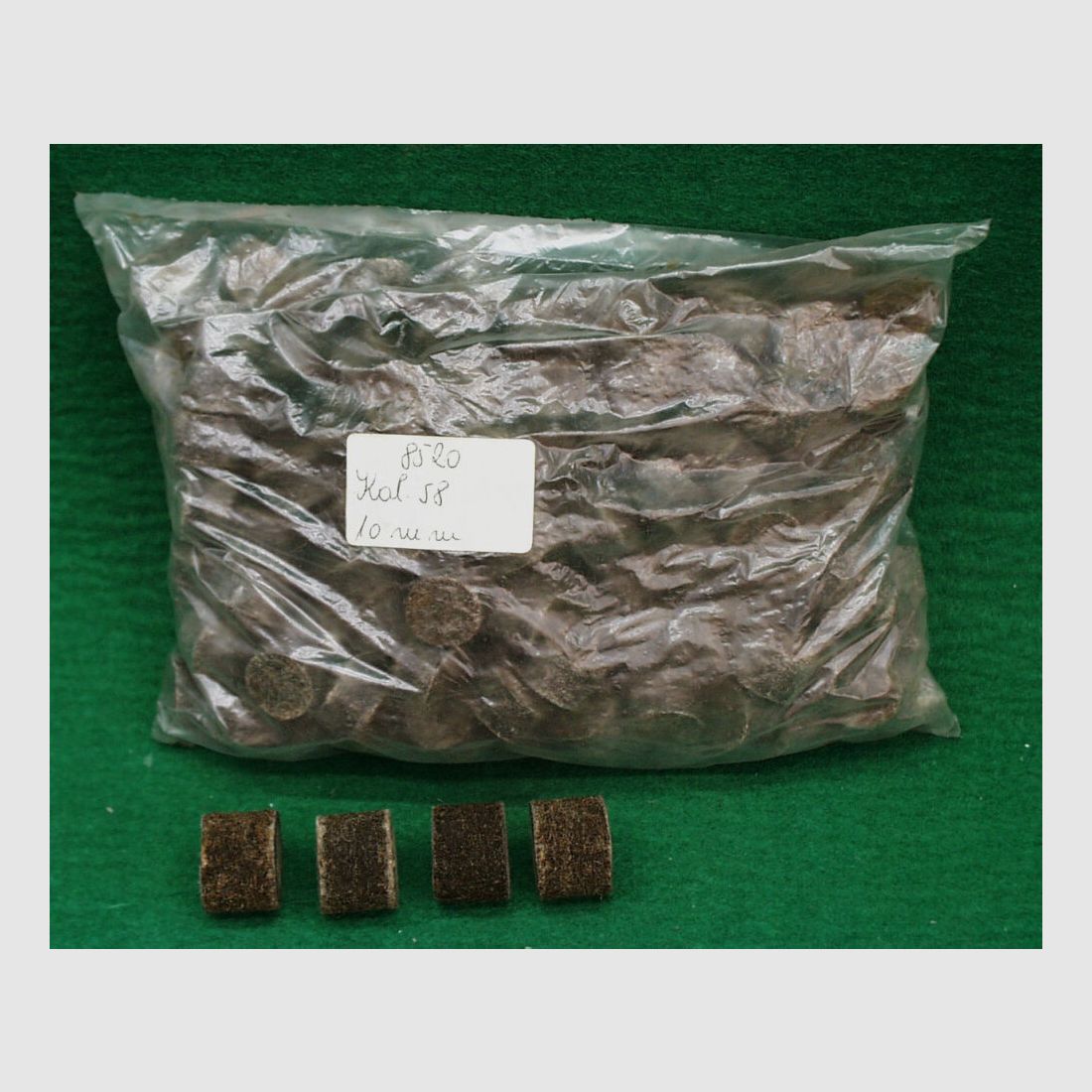 Melchior Hess Greased hard felt plugs cal. 58