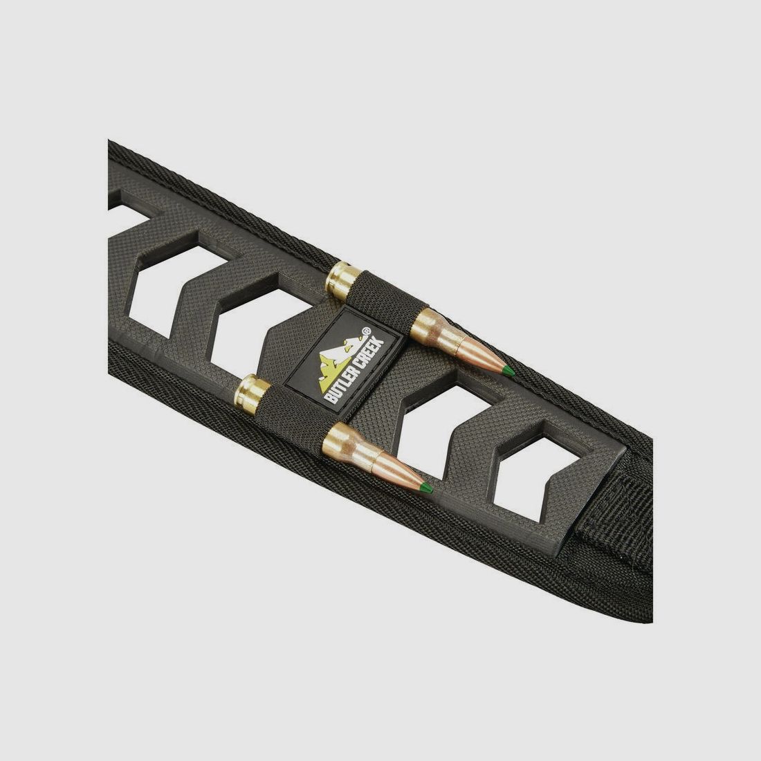 Butler Creek Featherlight smalle geweerriem met ringen – zwart, afbeelding 4 van 10