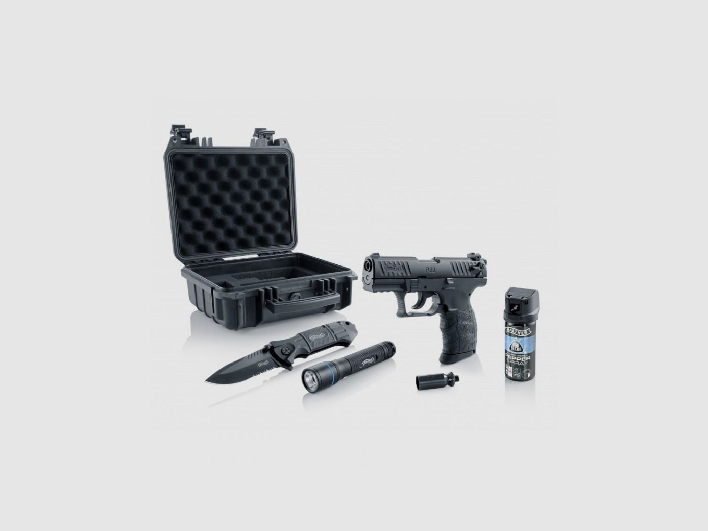 Walther P22Q pistool kal. 9mm PAK - Ready 2 defend kit, afbeelding 1 van 3