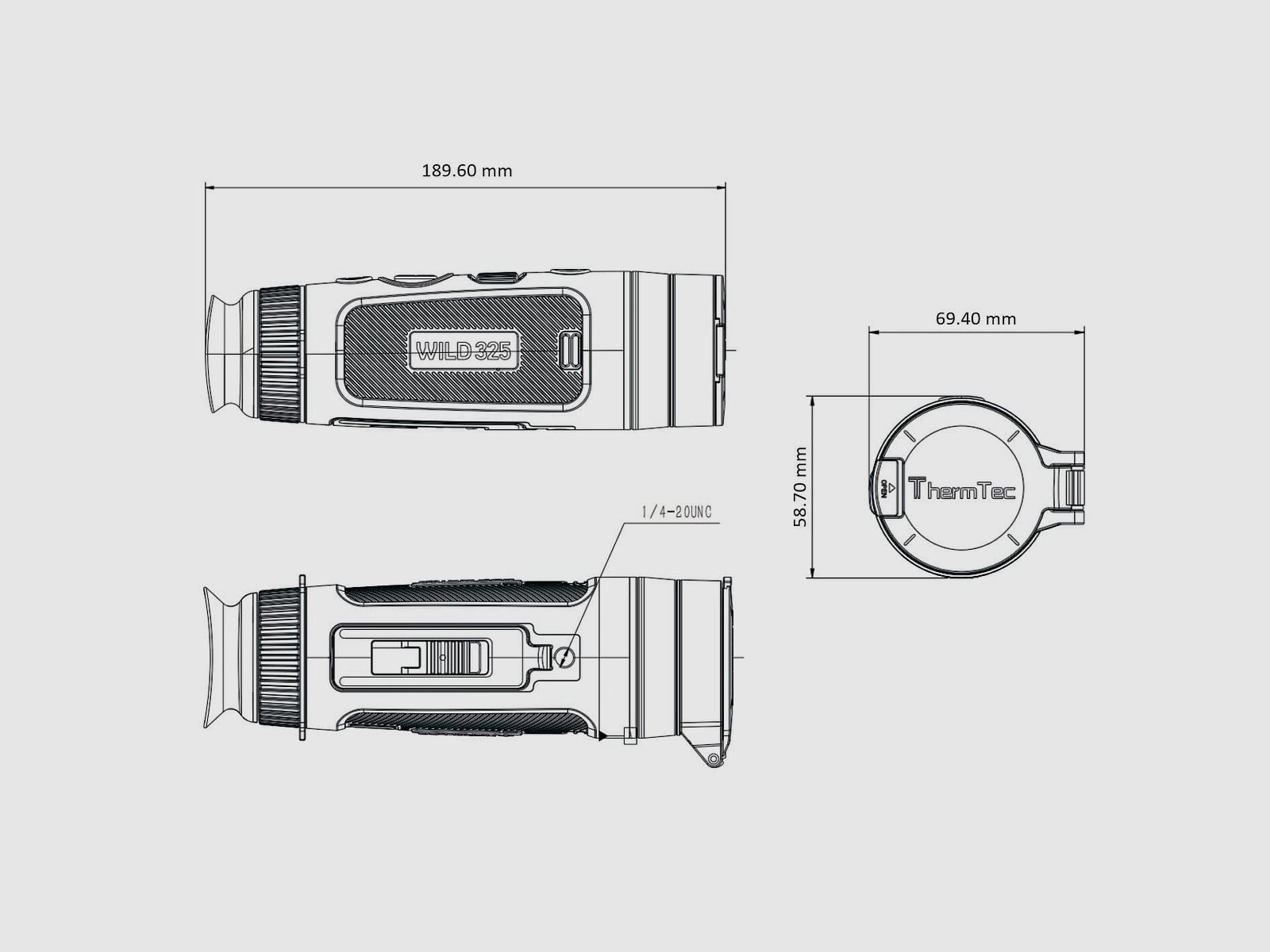 ThermTec Wild 325 Wärmebildkamera