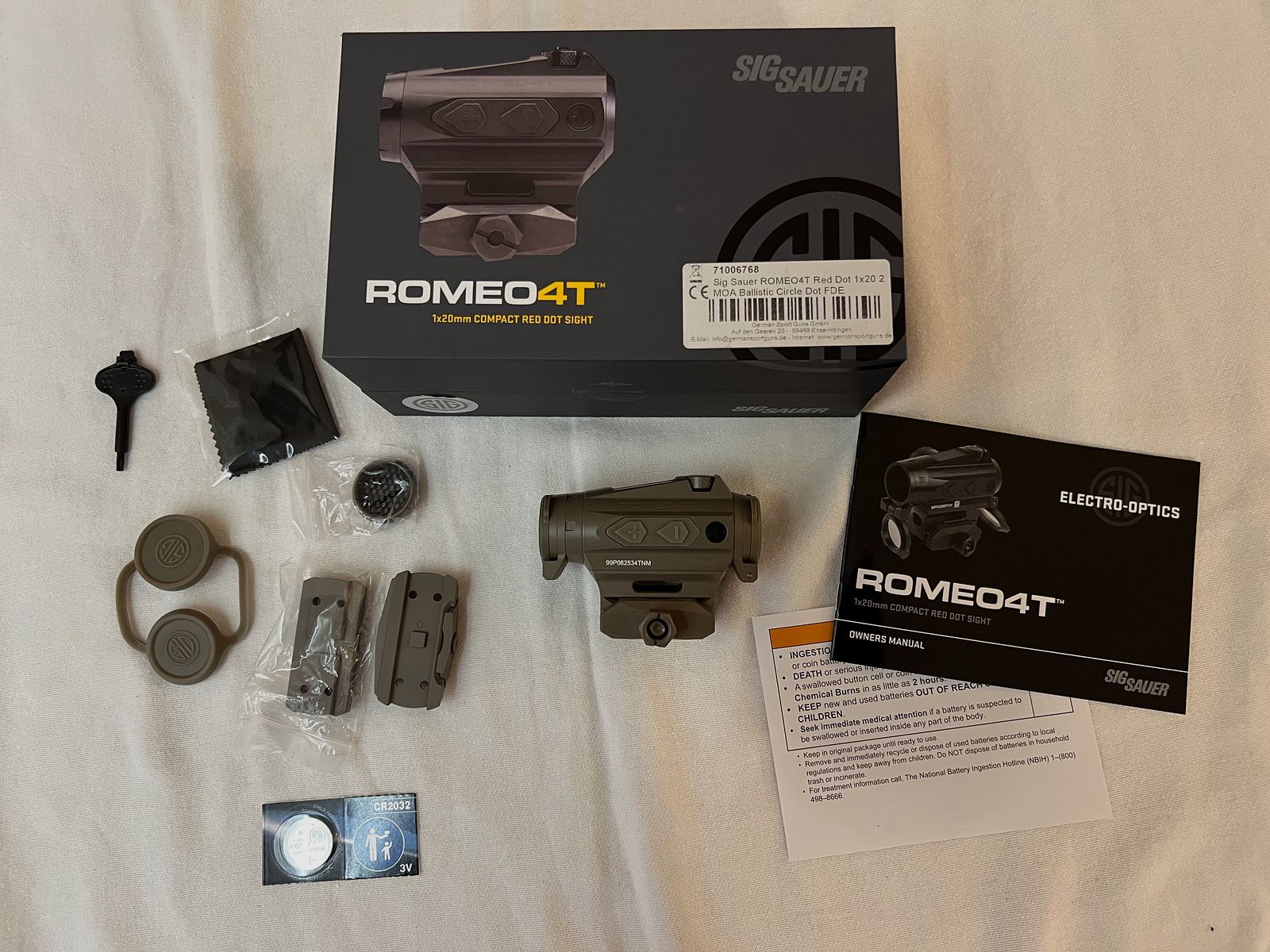 Sig Sauer Romeo 4T FDE Solar Nuovo NP 849€