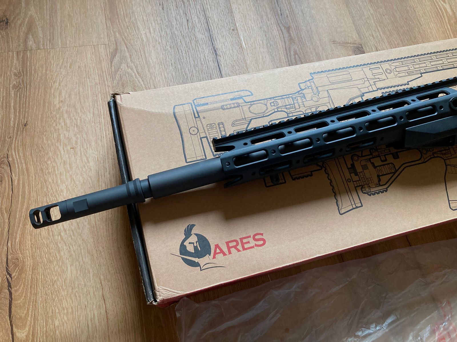 Airsoft Ares MSR M40-A6 Federdruck TX-System Schwarz