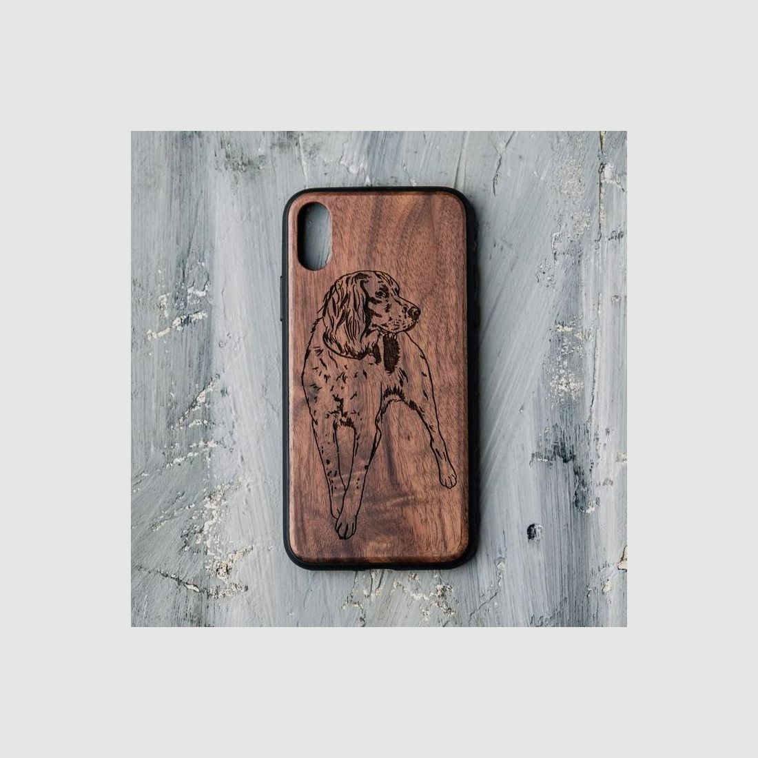 Holzwelt Cases Handyhülle D. Langhaar