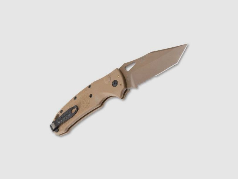 Sig Sauer K320A M17/M18 Coyote 3.5" Tanto Serrated Automatic Knife, image 5 of 8