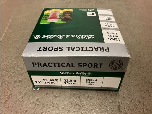Cartouches à plomb Sellier & Bellot 12/65 - trois paquets