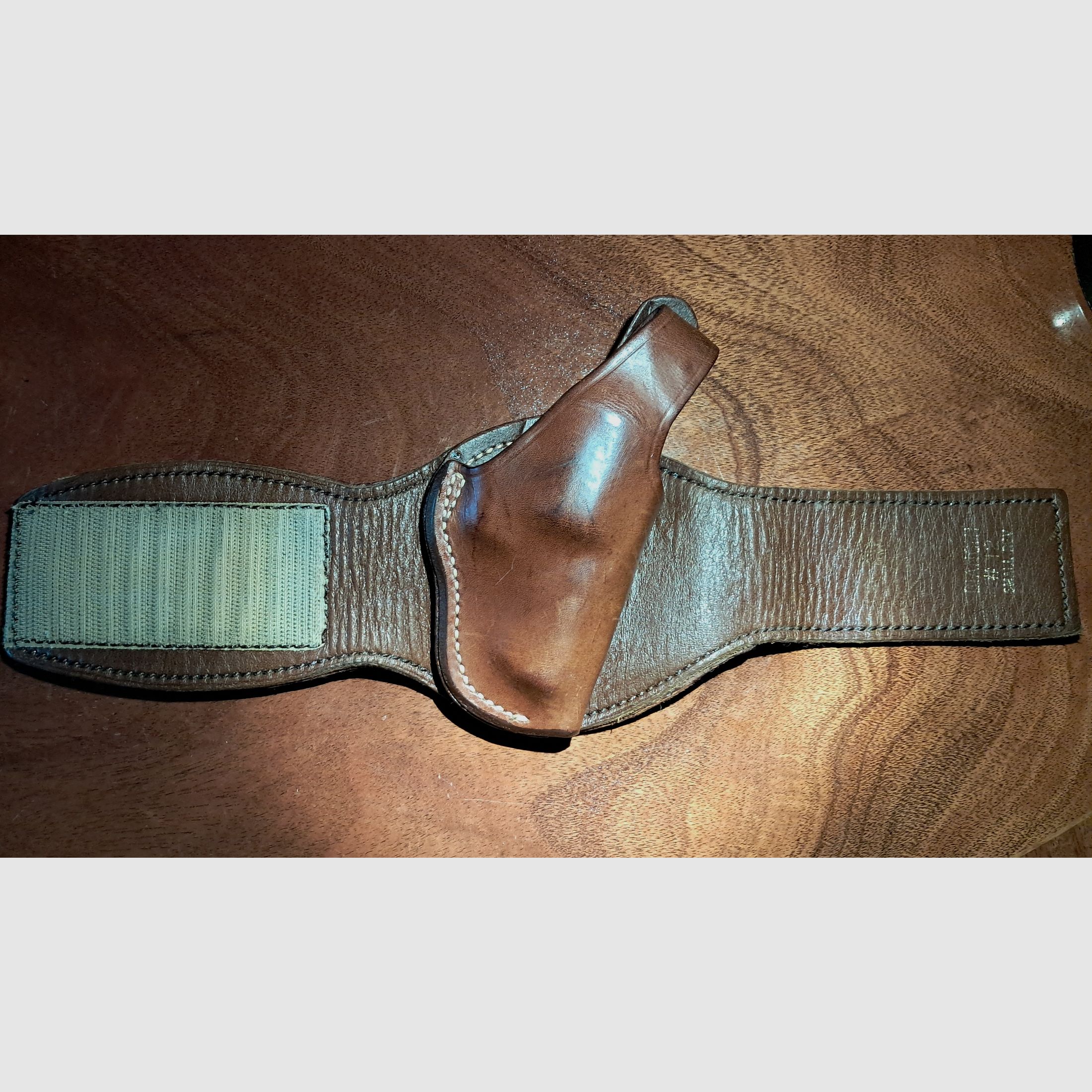 Bianchi  /   Bein  /  Knöchel holster   aus Leder  