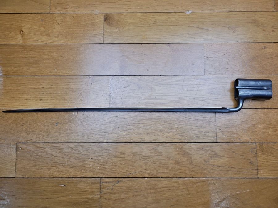 Sehr schöne Bajonett für Jagdgewehr! Geniales Blockiersystem – Für Doppellauf – Kaliber 12/16 – sehr professionell hergestellt – TBE +, Bild 2 von 10