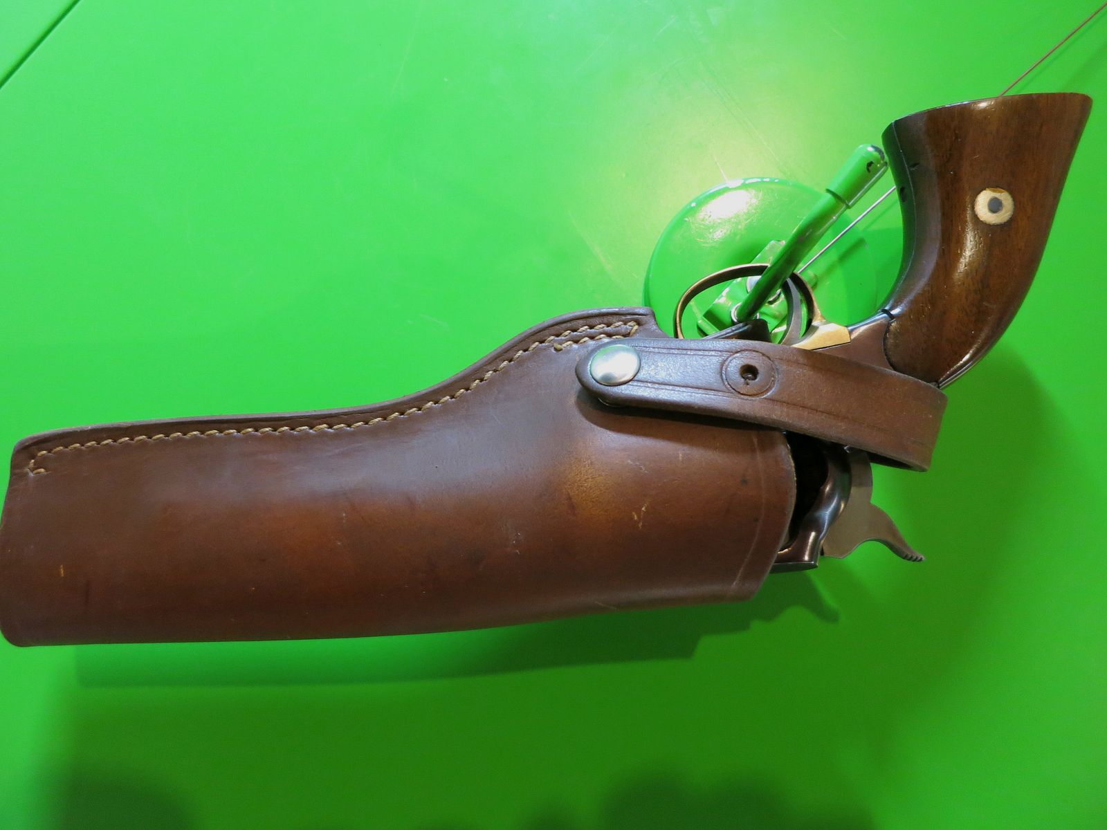 Revolver-Holster ZED HOLSTERS LEATHER GOODS. HANDMADE, Westernholster, Revolver bis 6,5", Bild 4 von 5