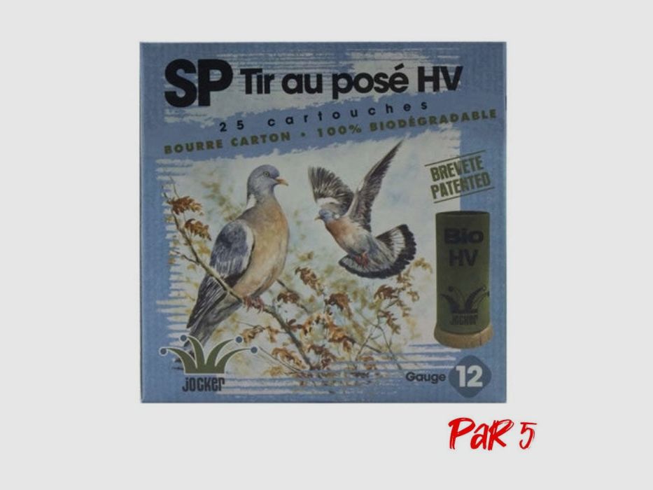 Doos van 25 Jocker Bio SP Patronen Tir au Pose 33 HV BJ - Kal. 12/70/16, afbeelding 2 van 3