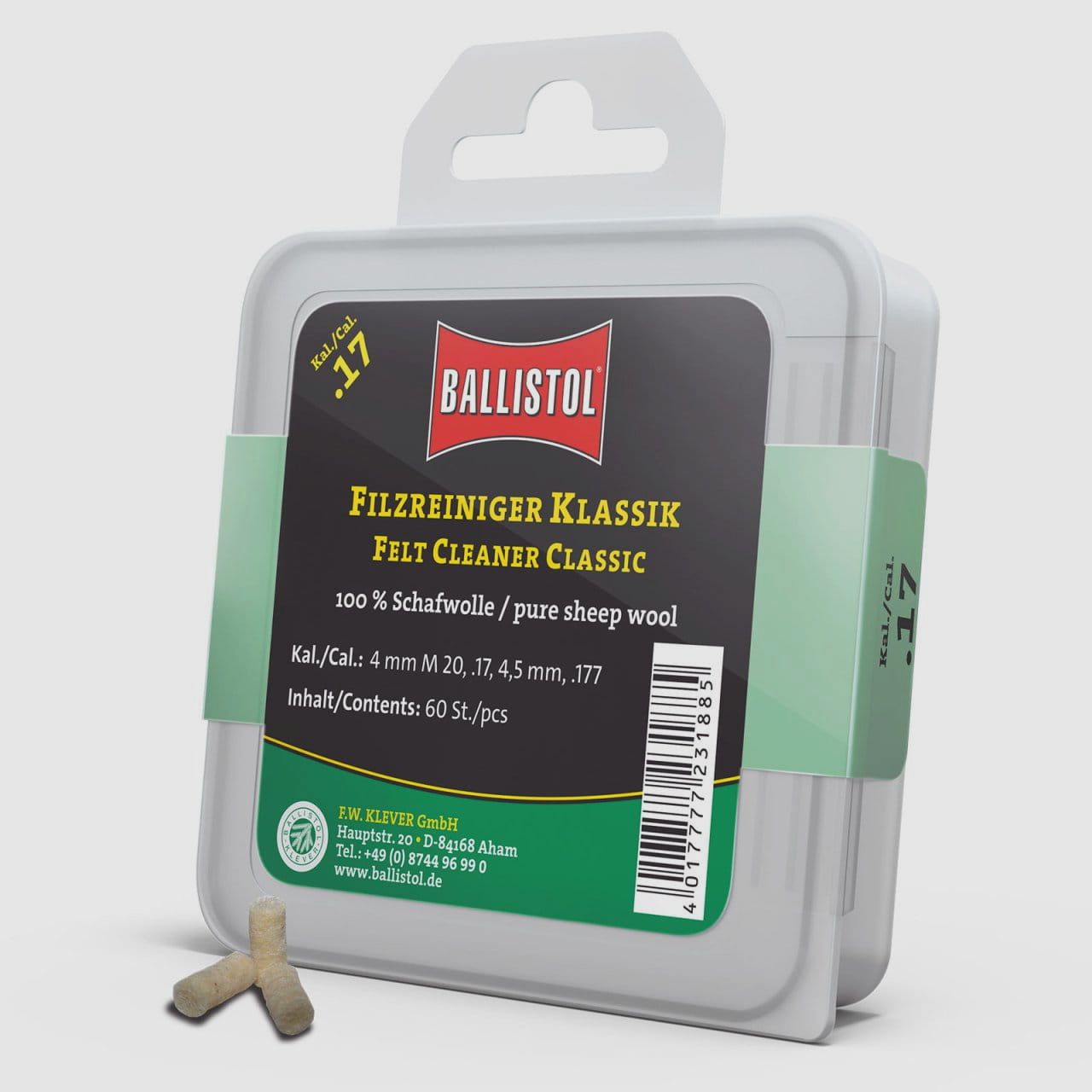 Ballistol Felt Cleaner Classic - 60 pcs.