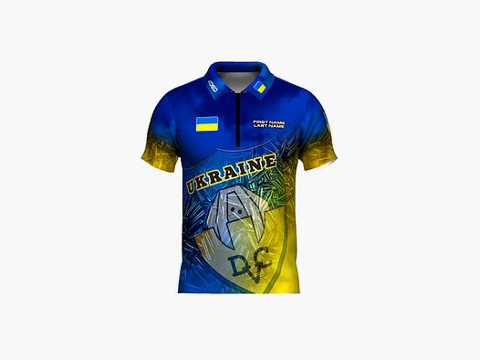 DED IPSC Ukraine T-Shirt, Größe: 4XL, Benutzerdefinierter Name: Mit Benutzerdefiniertem Namen, Bekleidungsart: Regulär (Herren)
