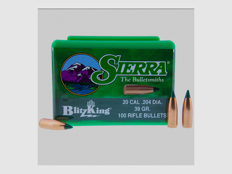 Sierra Proiettili .204 Blitzking 39gr – 100 pz #1039