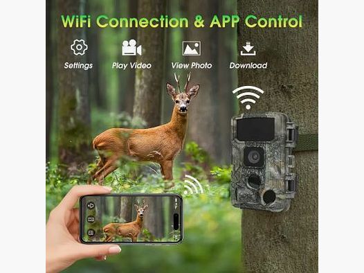 FOTOTRAPPOLA VIEDEOSORVEGLIANZA NUM AXES PI1077 WI-FI