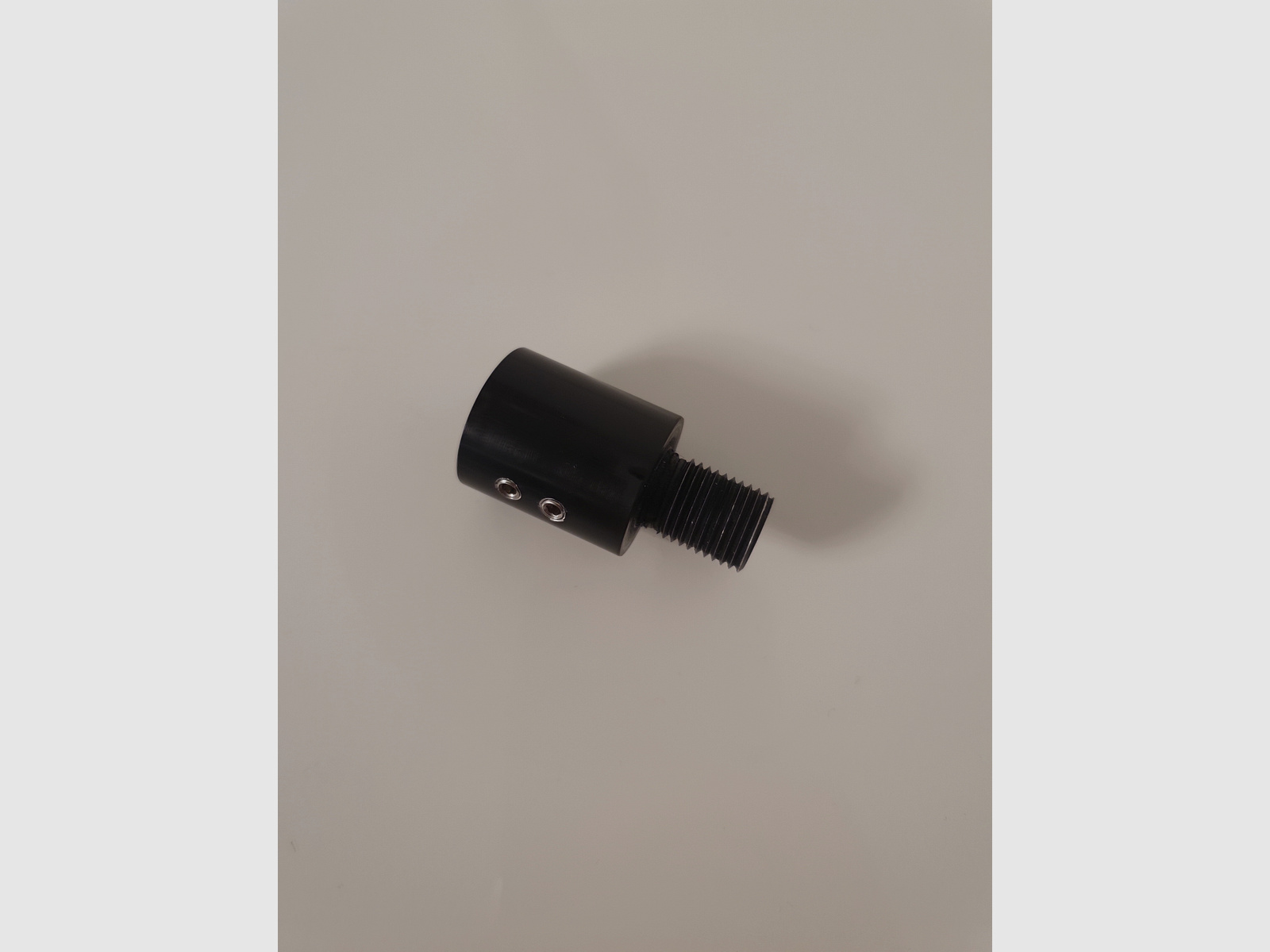 Universale Aufsteckbarer Schalldämpfer-Adapter für 15 mm Laufdurchmesser mit 1/2" UNF Gewinde
