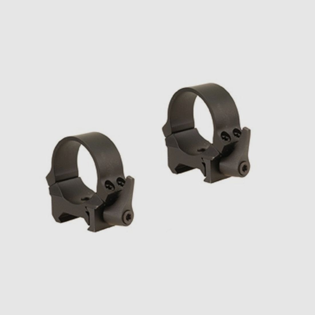 Anillos Leupold QRW 30mm bajos negro mate