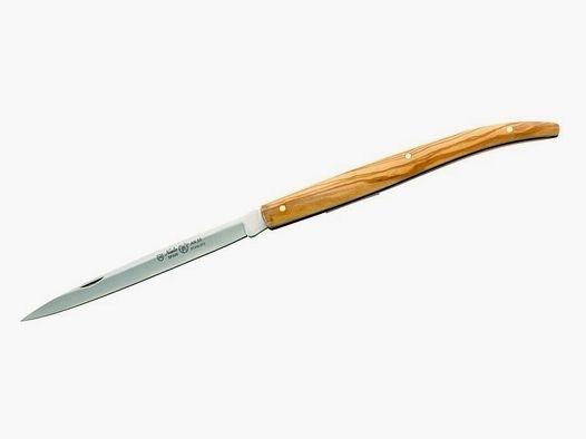 Cuchillo de bolsillo, mango de madera de olivo longitud 12cm
