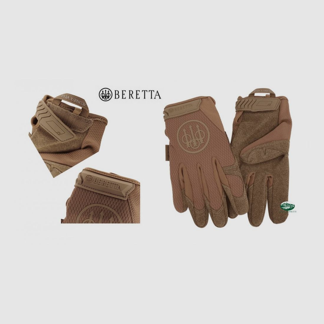 BERETTA Shooting Gloves Dark Earth