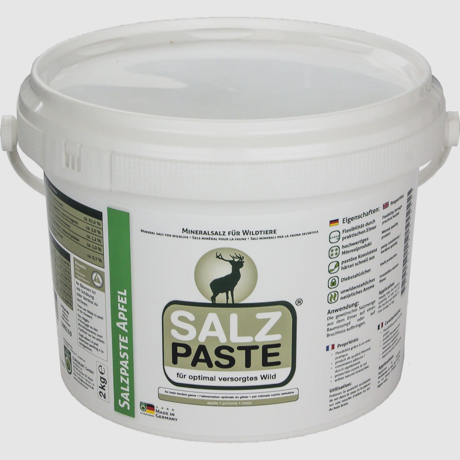 Salzpaste Apfel 2 kg Eimer