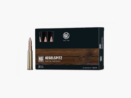 RWS 7X57 R 162 GRS / 10,5 G KEGELSPITZ 20 STK