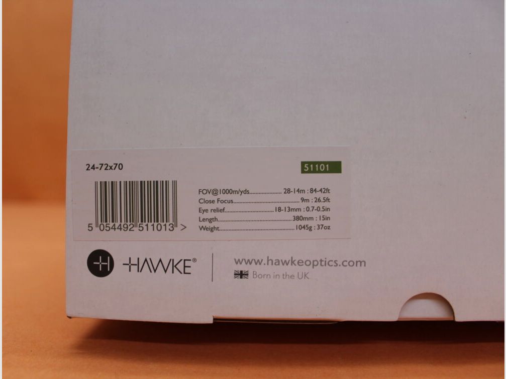 HAWKE HAWKE Vantage spotting scope 24-72x70mm (51101) incl. mini tripod/protective case