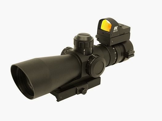 Nc Star 3-9X42 kompakte Zielfernrohr P4 Sniper mit Mini-Rotpunktvisier