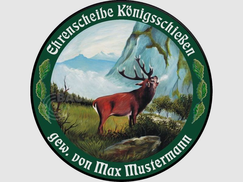 Schützenscheibe ECO-LINE Motiv 091