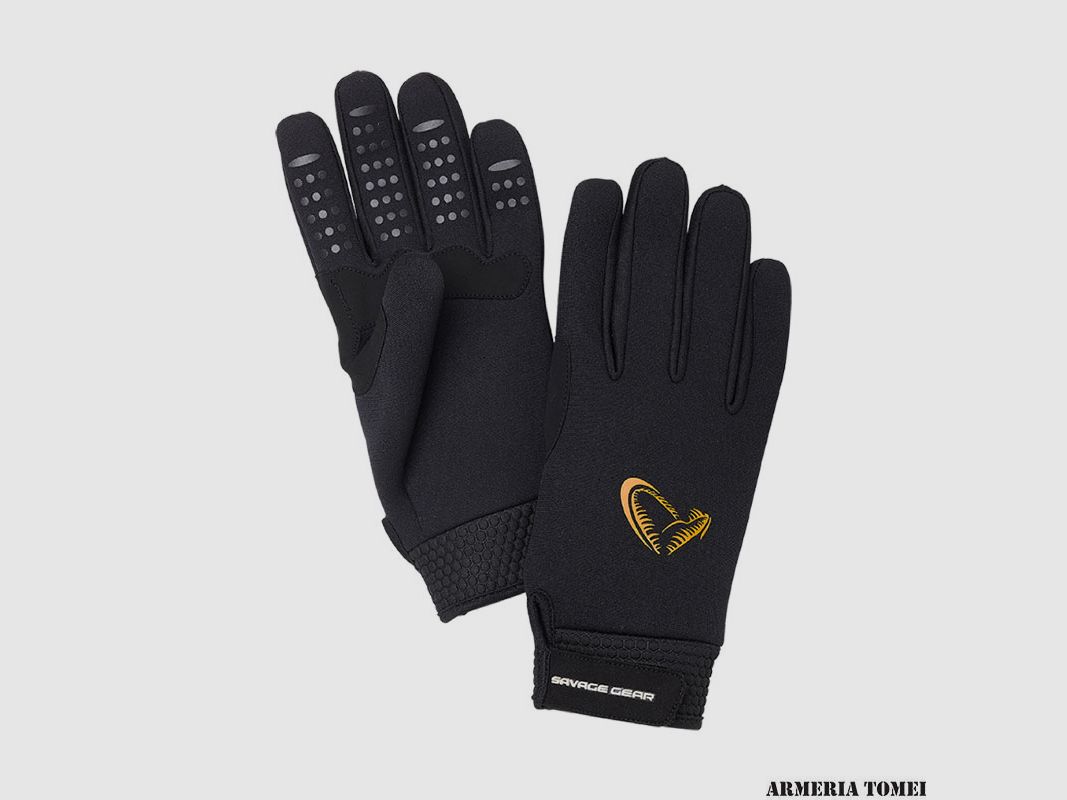 GLOVES – SAVAGE GEAR – NEOPRENE STRETCH GLOVE Black
