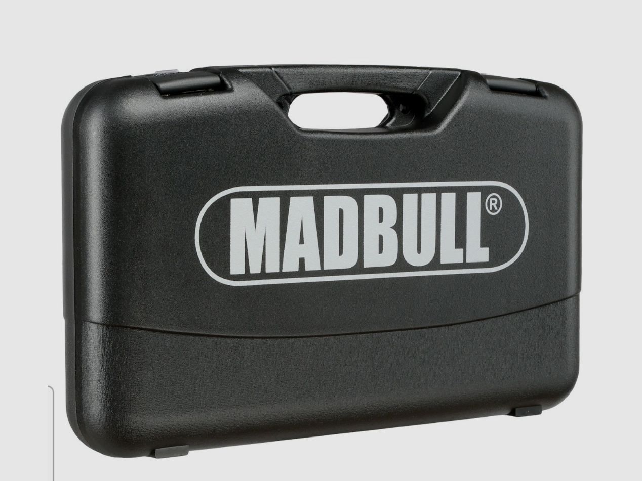 Absolut NEUwertig!!! Weihrauch HW 45 Black Star Pump Luchtpistool Kal. 4,5mm Diabolo zwart extra sterk / Inc. Madbull Pistolenkoffer Deluxe