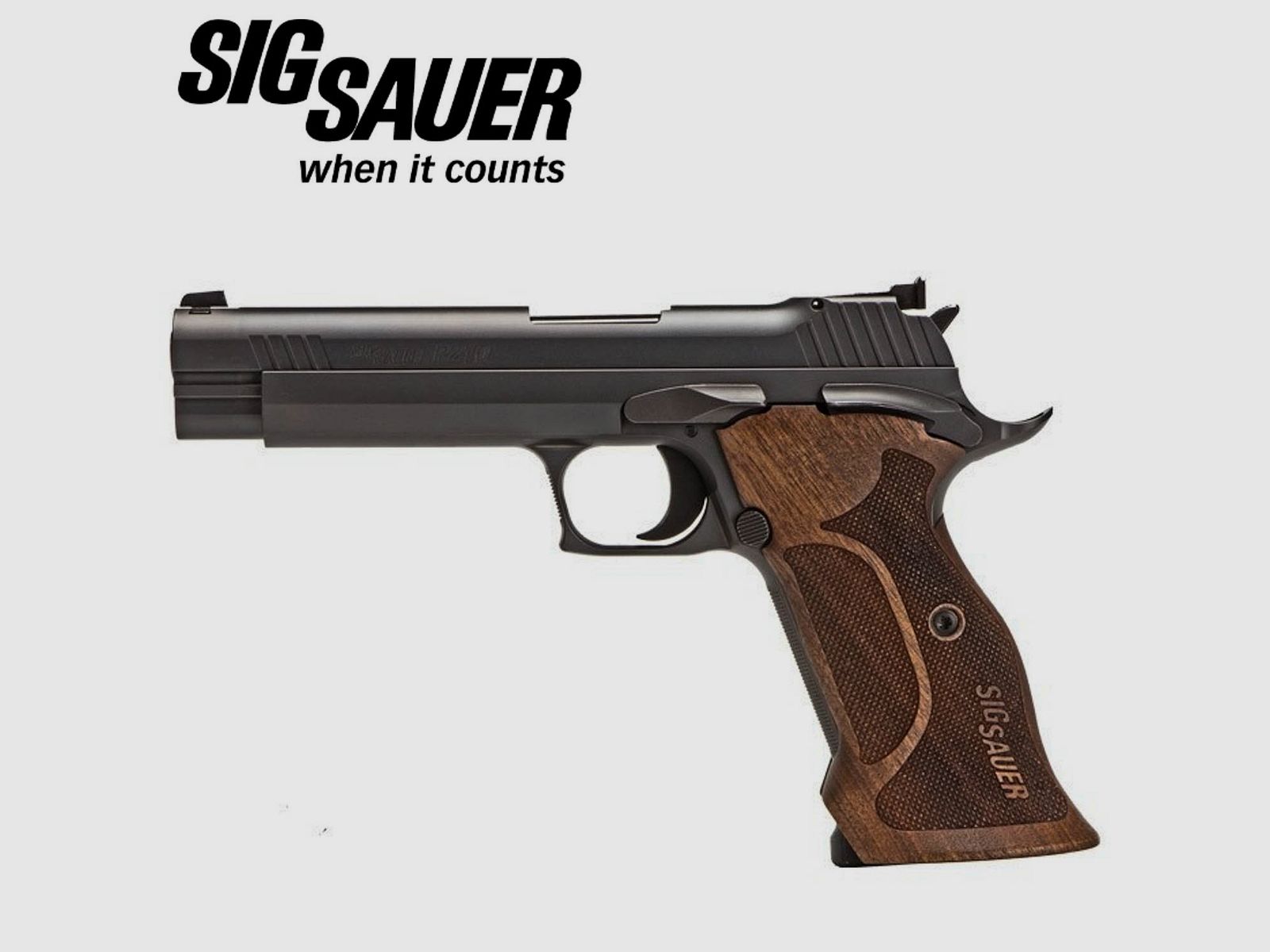 Pistolet Sig P210 Target 5&Prime; cal 9mm visée réglable, image 1 sur 3