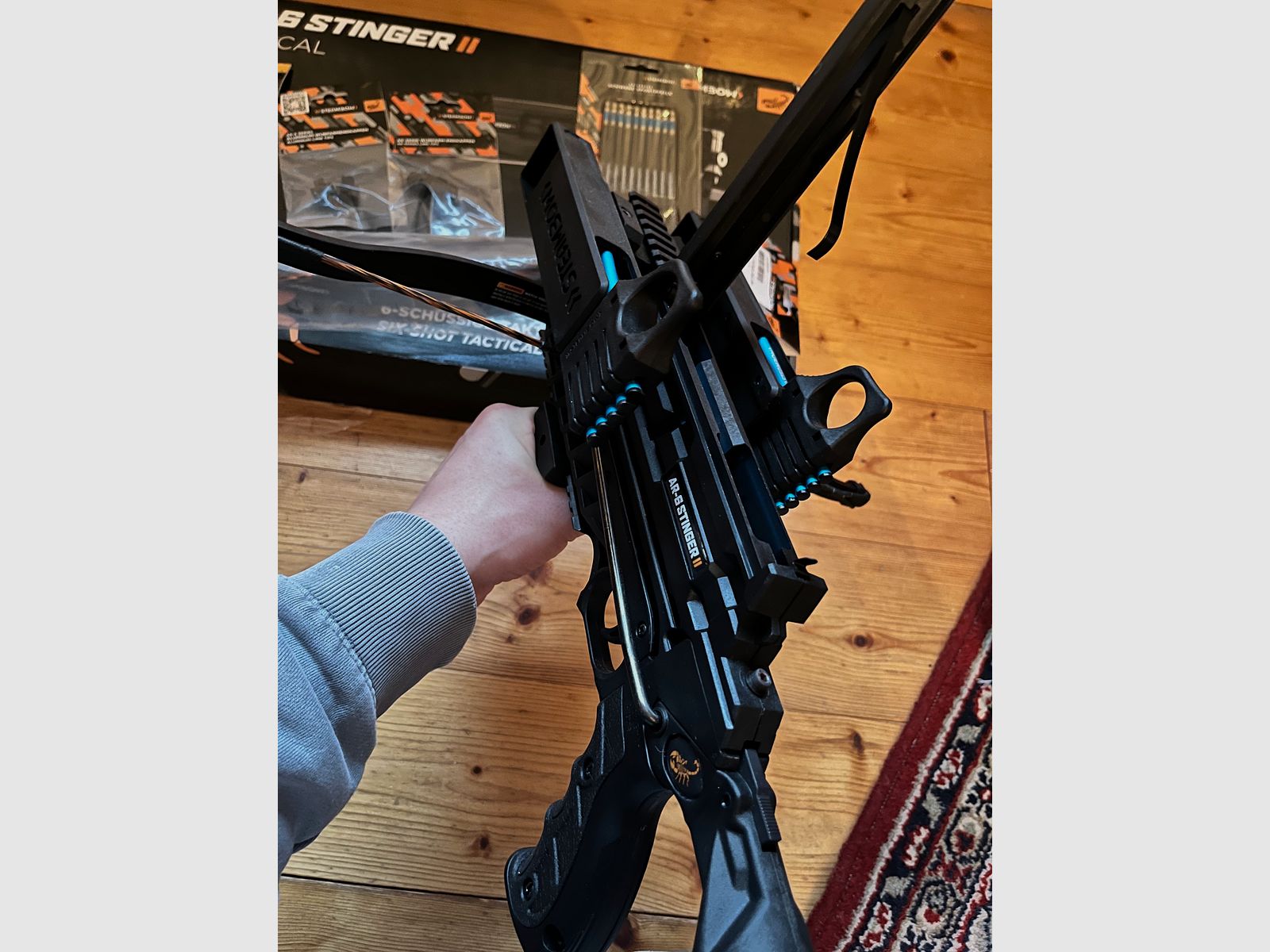 Steambow AR Stinger 2 Tactical Repetierarmbrust inkl. Zubehör