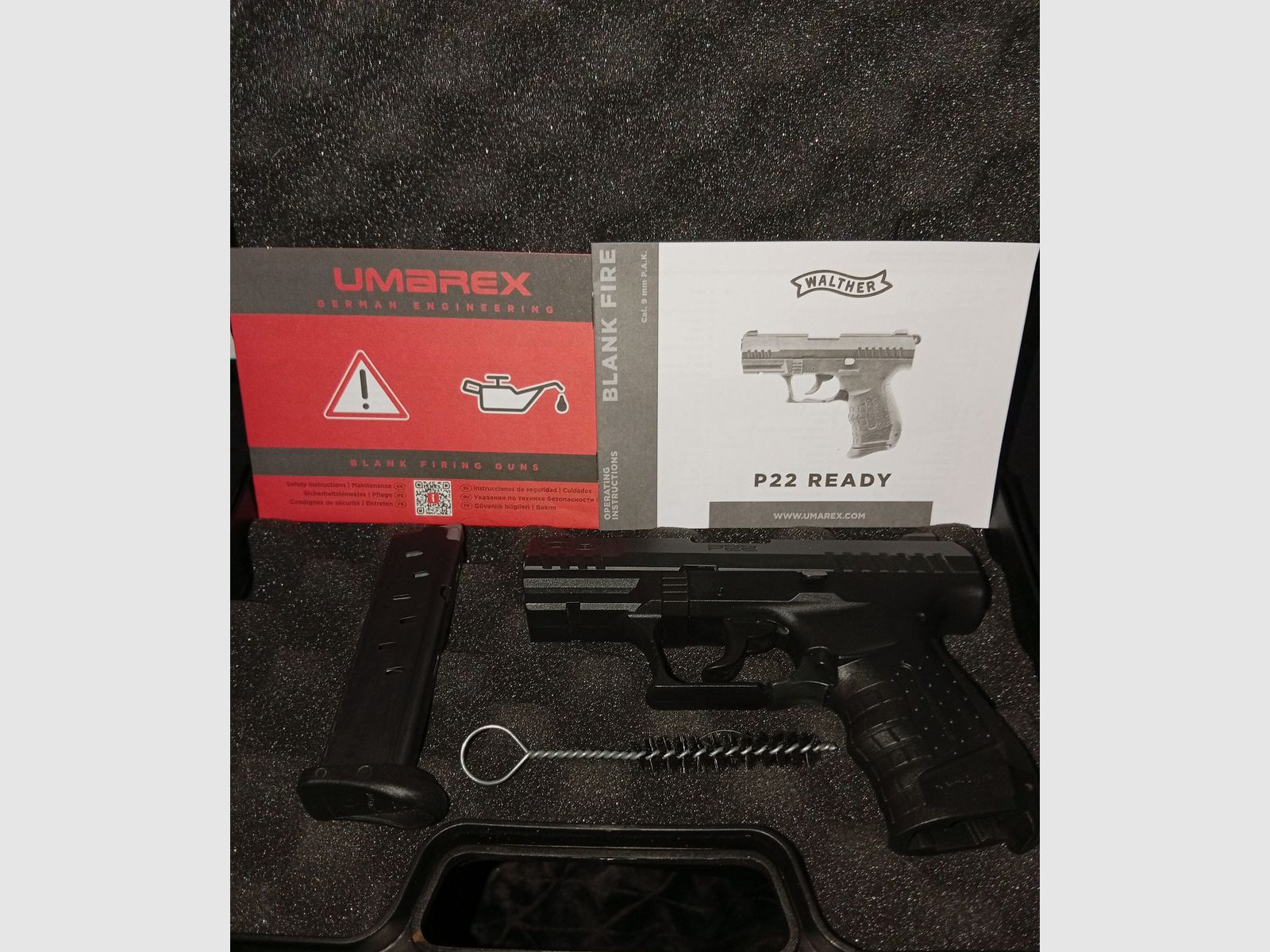 Walther P22 ready 9mm P.A.K