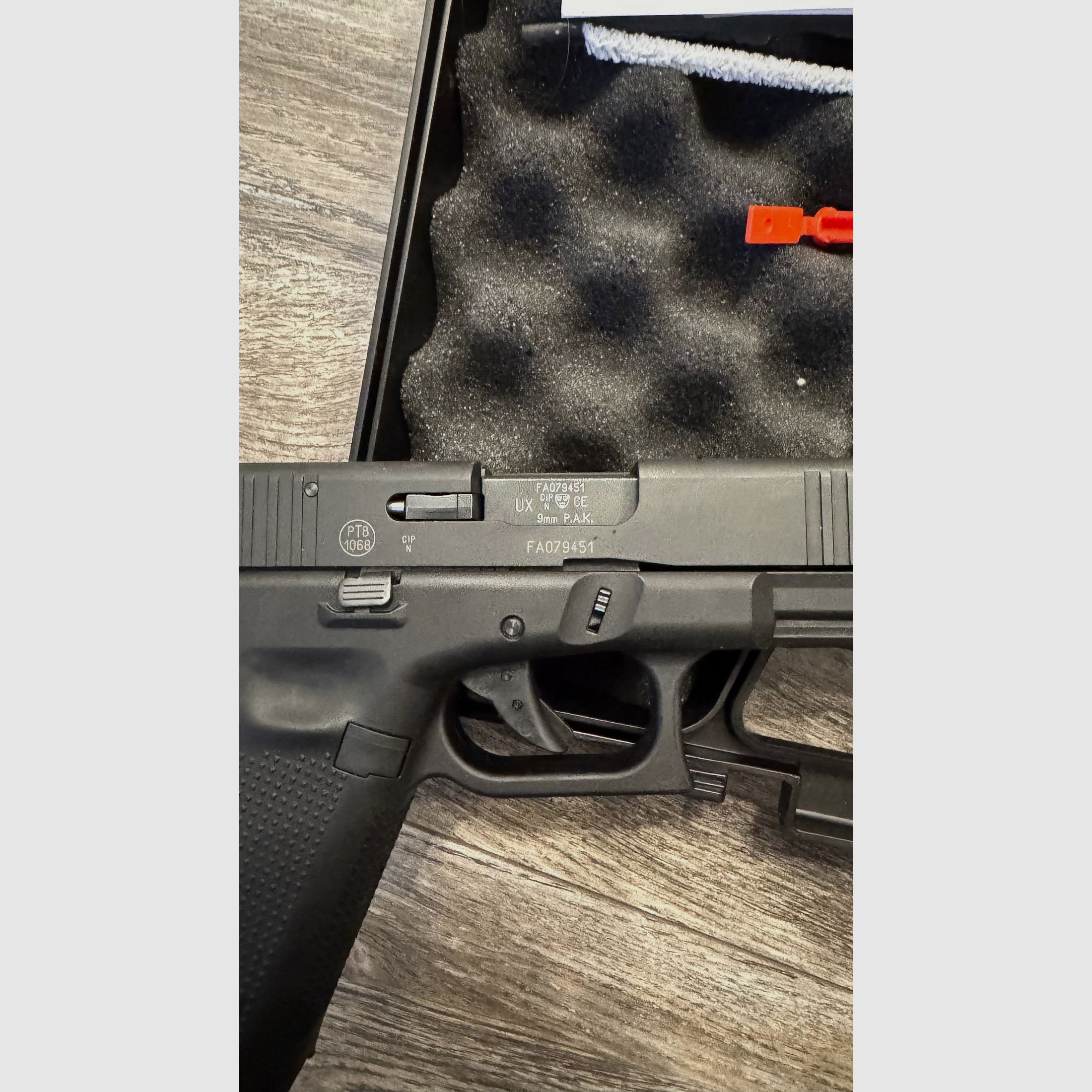 Glock 17 Gen5 9mm P.A.K als nieuw met factuur en origineel accessoire