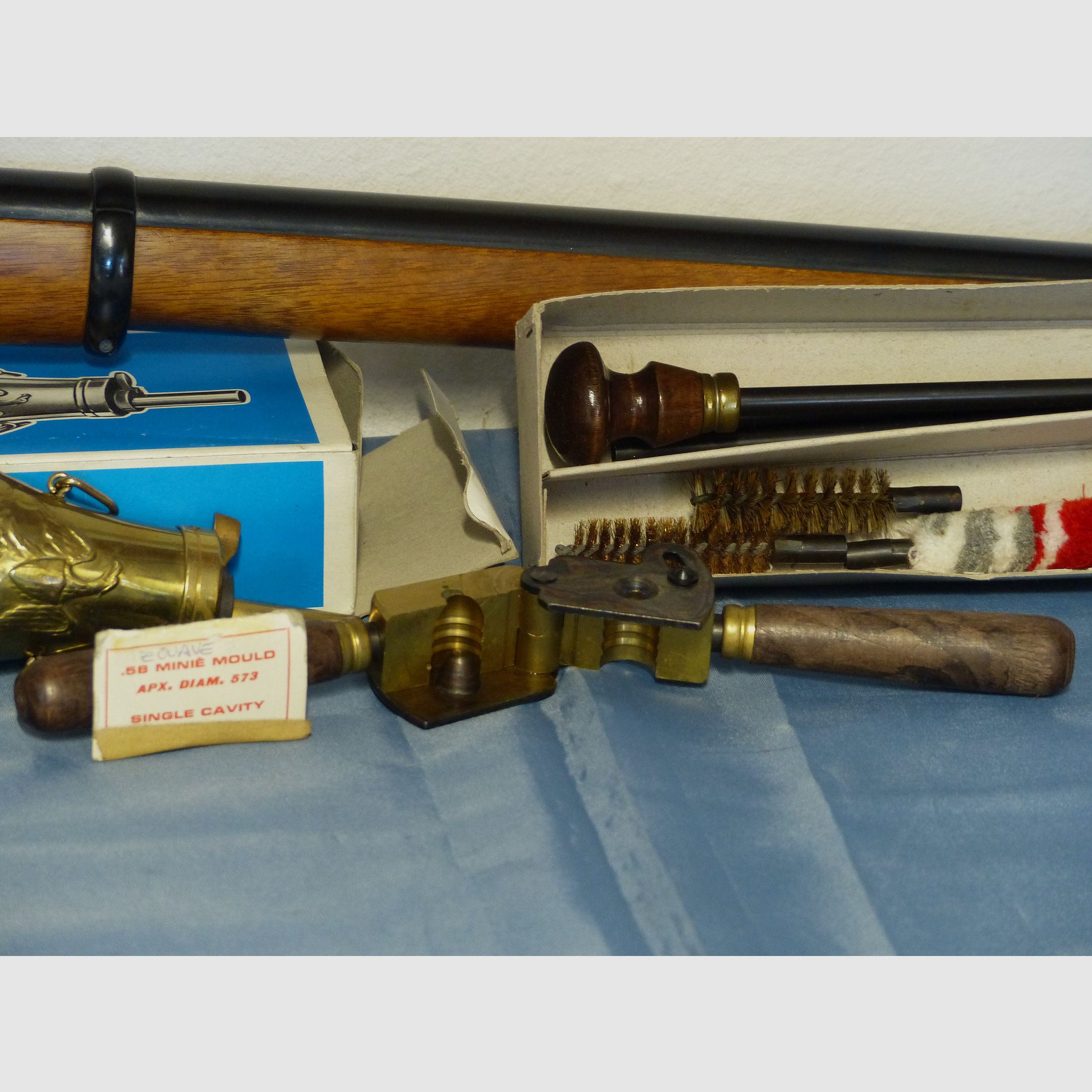 Vorderlader Perkussion Enfield Gewehr 1853 3 Band Büchse Armi San Paolo Brescia Italien Cal. .58 vintage